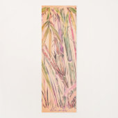 オリジナルアートデジタルウォーターカラー竹ヨガマット ヨガマット (正面)