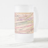 オリジナルアートデジタルウォーターカラー竹霜マグカップ フロストグラスビールジョッキ (正面右)