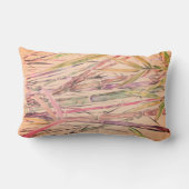 オリジナルアートデジタル水彩竹枕 ランバークッション (裏面)