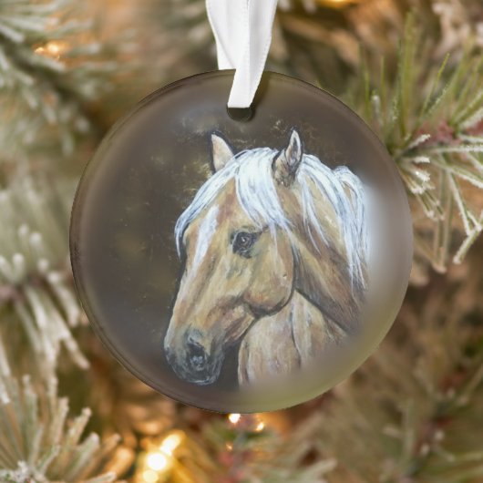 オリジナルアートパロミノホースウェスタンオーナメント オーナメント (ツリー)