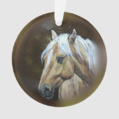 オリジナルアートパロミノホースウェスタンオーナメント オーナメント (正面)