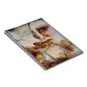 オリジナルアートホジャスデオトニョ秋の葉 ノートブック (右側)