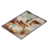 オリジナルアートホジャスデオトニョ秋の葉 ノートブック (左側)