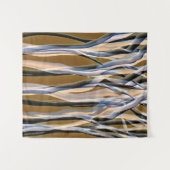 オリジナルアートマジカルフォレストツリーズ自然抽象芸術 タペストリー (正面(横))