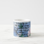 オリジナルアートワーク聖なる書物、 経典 エスプレッソカップ (正面)