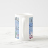 オリジナルアートワーク聖なる書物、 経典 ボーンチャイナマグカップ (裏面)