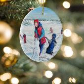 オリジナルアート作品のパーソナライズ セラミックオーナメント