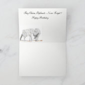 オリジナルアート作品/プリントbySarr カード (内部)