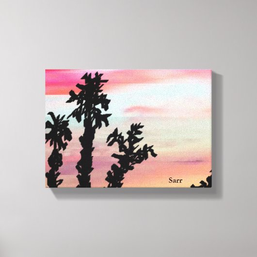 オリジナルアート作品/プリントbySarr キャンバスプリント (正面)