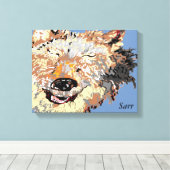 オリジナルアート作品/プリントbySarr キャンバスプリント (インサイチュ (ウッドフロア))