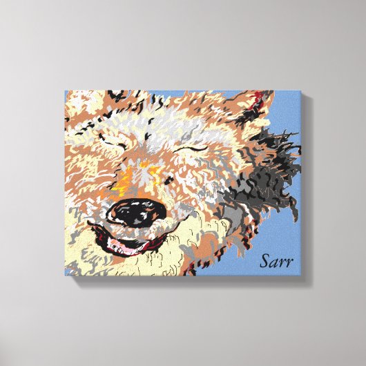 オリジナルアート作品/プリントbySarr キャンバスプリント (正面)