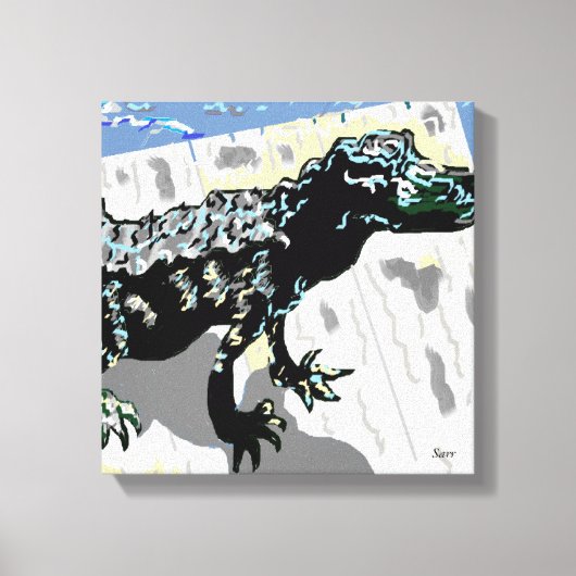 オリジナルアート作品/プリントbySarr キャンバスプリント (正面)