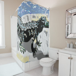 オリジナルアート作品/プリントbySarr シャワーカーテン