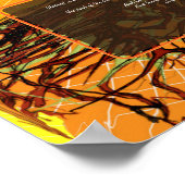 オリジナルアート動揺して – 根の木のポスター ポスター (角)