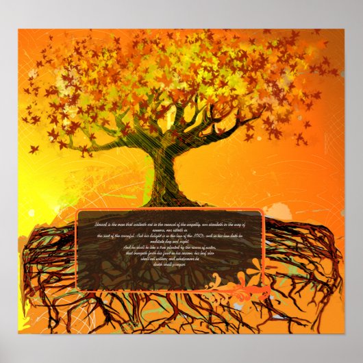 オリジナルアート動揺して – 根の木のポスター ポスター (正面)