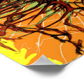 オリジナルアート動揺して – 根の木のポスター ポスター (角)