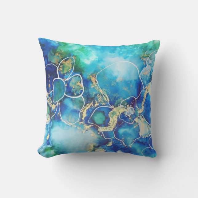 オリジナルアート屋外枕 アウトドアクッション (正面)