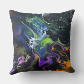 オリジナルアート抽象芸術ポーアート装飾用クッション クッション (裏面)