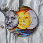 オリジナルアート日月食 缶バッジ (インサイチュ)