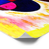 オリジナルアート絵画の混色抽象芸術 ポスター (角)