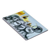 オリジナルアート超現実時計画像 ノートブック (右側)