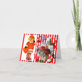 オリジナルアート バレンタインデー 折りたためるグリーティングカード カード