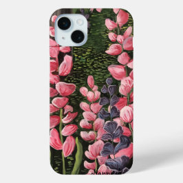 オリジナルアート ワイルドフラワー iPhone 15 MINIケース