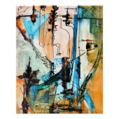 オリジナルア絵を描クリル光沢ポスター ポスター (正面)