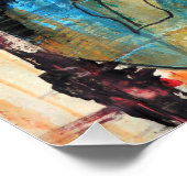 オリジナルア絵を描クリル光沢ポスター ポスター (コーナー)