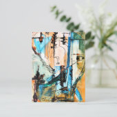 オリジナルア絵を描クリル基 ポストカード (スタンド正面)