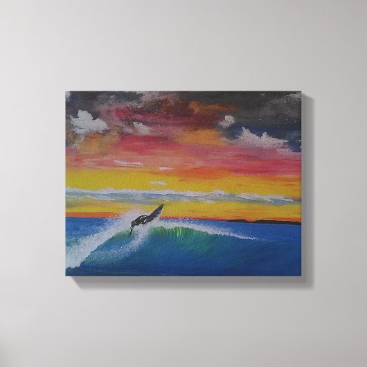 オリジナルア絵画クリルプリント キャンバスプリント (正面)