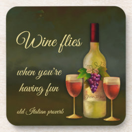 オリジナルイタリアンアートワインコースター コースター