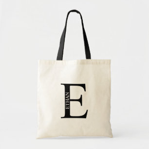 オリジナルイニシャルと名前のトートバッグ トートバッグ