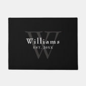 オリジナルイニシャルモノグラム ドアマット (正面)