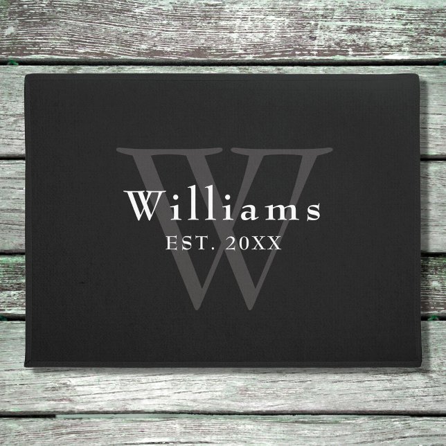 オリジナルイニシャルモノグラム ドアマット (クリエイターアップロード済み)