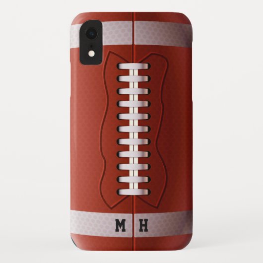オリジナルイニシャル サッカーフォンケース Case-Mate iPhoneケース (裏面)