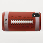 オリジナルイニシャル サッカーフォンケース Case-Mate iPhoneケース (裏面(横))