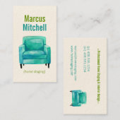 オリジナルイラストレーションホームステージング名刺 名刺 (正面/裏面)