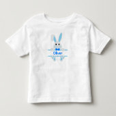 オリジナルイースターバニーTシャツ - 名前入り トドラーTシャツ (正面)
