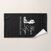 オリジナルウェディングアイデア　パーソナライズされた写真デザイン ハンドタオル (ハンドタオル)