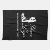 オリジナルウェディングアイデア - 写真デザインをパーソナライズ キッチンタオル (横)