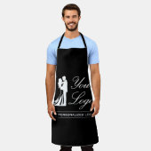 オリジナルウェディングアイデア - 写真デザイン エプロン (着用した状態)
