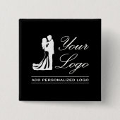 オリジナルウェディングアイデア - 写真デザイン 缶バッジ (正面)