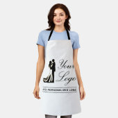 オリジナルウェディングカスタムアイデア あなただけのデザインを加えて エプロン (着用した状態)