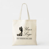 オリジナルウェディングカスタムアイデア あなただけのデザインを加えて トートバッグ (裏面)