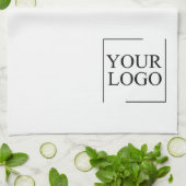 オリジナルウェディングカスタムアイデア ロゴを追加 キッチンタオル (折り畳み)