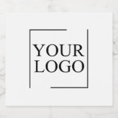 オリジナルウェディングカスタムアイデア ロゴを追加 スパークリングワインラベル (シングルラベル)