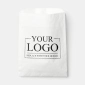 オリジナルウェディングカスタムアイデア ロゴを追加 フェイバーバッグ (正面)