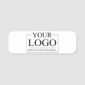 オリジナルウェディングカスタムアイデア ロゴを追加 名札 (正面)