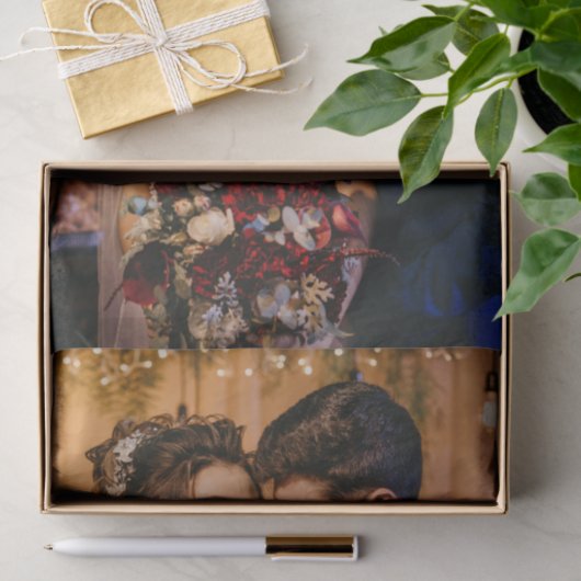 オリジナルウェディング あなただけの写真を追加 薄葉紙 (ギフト)